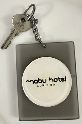 Mabu Hotel Curitiba Brazil Lucite (3  x 3.75 ) Hotel Room Key #907
