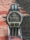 Timex Ironman Triathlon Watchq 38mm Black 8 Lap 100M Indiglo 1990's Vintage