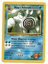 Pokemon Card: Misty's Poliwrath 31/132 Gym Heroes Set Rare! GD
