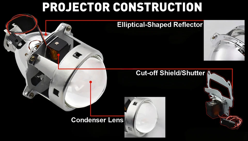 Black Right Passenger Projector Headlights W/ LED DRL For Chevy Trax 2017-2022 Foto 4 de 4