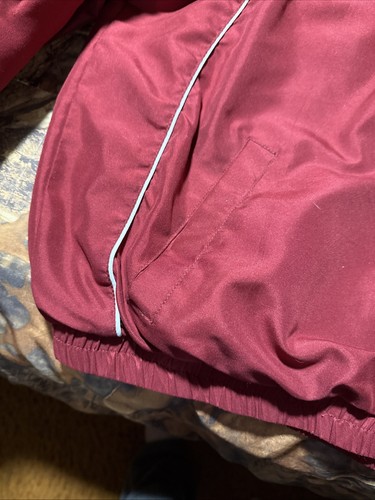 Arkansas Razorbacks Pullover Jacket MENS L 58 Sports Red Windbreaker Hog - Picture 11 of 20