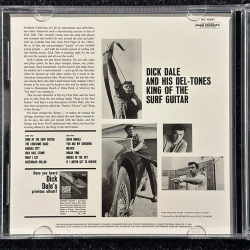 Dick Dale & His Del-Tones King Of The Surf Guitar CD 2007 Sundazed 2 Bonus Trx - Bild 2 von 4