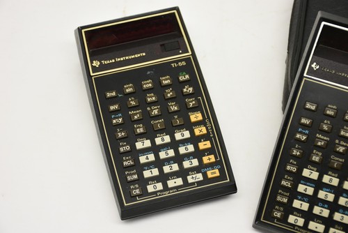 Lot: Texas Instruments TI-55 Advanced Professional Calculator (2), w/1 PSU - Picture 5 of 17