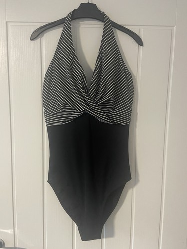 Figleaves Bra Sized 34GG Swimsuit One Piece Body Shaping Swimwear