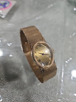 Waltham Incabloc 17j Roman Numeral Goldtone Mesh Band Swiss Women's FL Watch
