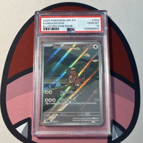 Pokémon TCG - Kangaskhan 204/182 Sv10 Destined Rivals IR Holo EN PSA 10 2025