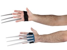 Wolverine Claw Adult Costume Accessory Comic Book Hero Halloween Prop Plastic