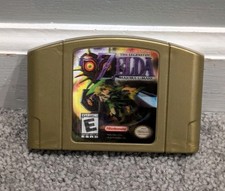 Legend of Zelda : Majora's Mask Holographic/Lenticular Label Nintendo64 N64 Gold
