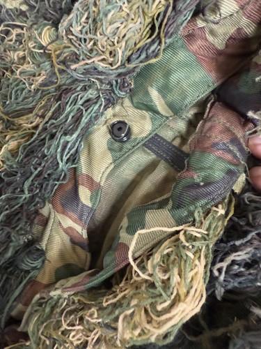 Ghillie Suit 3-Piece Woodland Camo Adult XL/XXL Jacket Pants Hood w/ Bag Sniper - Picture 7 of 22