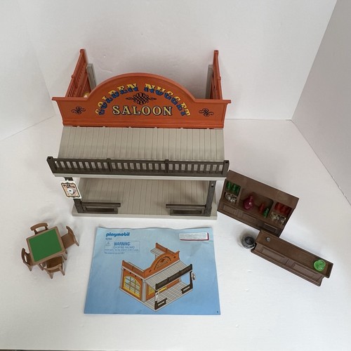 Playmobil 6280/3787 Pepita Dorada Salón Accesorios Western Vintage Raro - Imagen 2 de 19