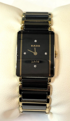 RADO Woman's Watch DiaStar Jubilé 153.0383.3 with 4 Diamonds | eBay