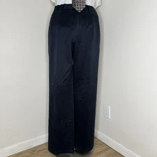 Dockers Mens 37x33 Khaki Dress Pants Navy Pleated Straight Work Slacks Trousers