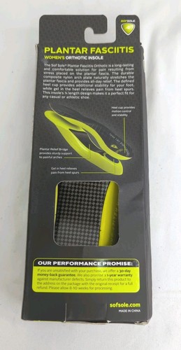 Einlagen SofSole Plantarfasziitis Frau Ortheseneinlegesohle Max Fußgewölbestütze Gr. 6-11 - Bild 2 von 17