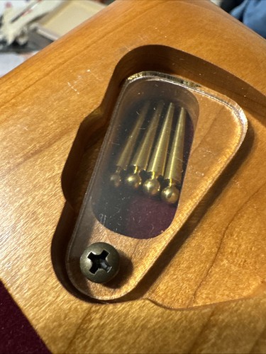 Vintage Minnesota Motto Holz Cribbage Brett geätzt Loon, 4 Metall Heringe 10" - Bild 8 von 8