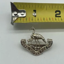 Northern Rhodesia Regiment Collar Badge Rhodesian Badge Emu