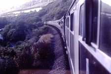 1978 Talerddig Wales Diesel Loco Original Railway Slide Ref 7881
