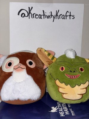 Original Squishmallows 6.5'' Gremlins Gizmo & Stripe Plush Set 