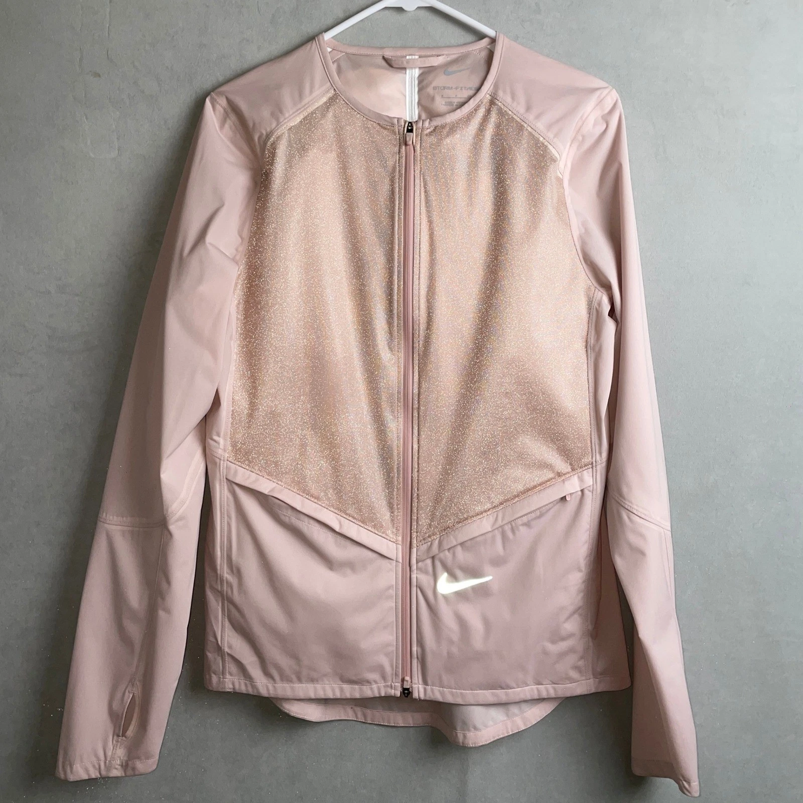 Nike Run Division Storm-FIT ADV Running Jacket Pink Packable DD6419-601 Wmns S
