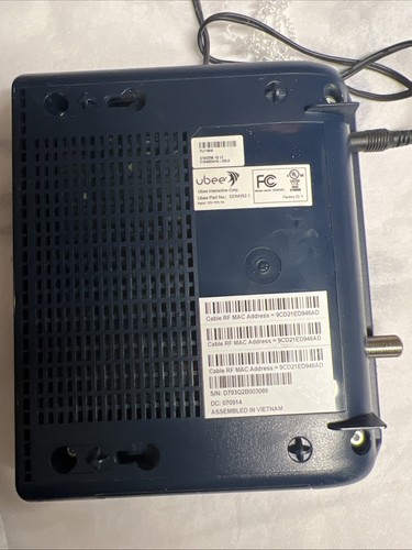 Ubee Cable Modem U10C056 10 LF - with Power adapter - Picture 4 of 5