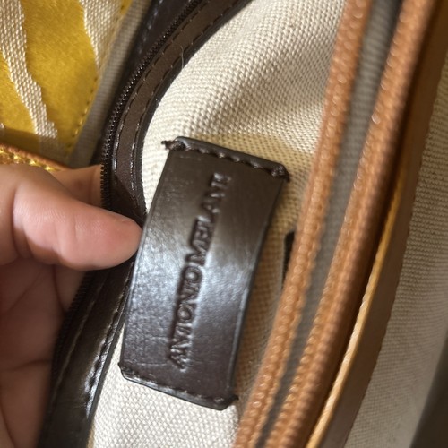 Antonio Melani Purse lemon yellow with leather accents - Picture 7 of 7