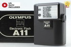 Przetestowana [w idealnym stanie w pudełku] Lampa błyskowa aparatu filmowego Olympus A11 do XA XA2 XA3 XA4 z Japonii