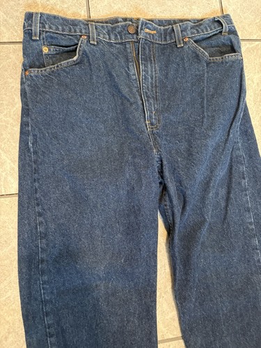 Vtg Levis 505 Jeans Mens 36x32 Orange Tab 90s Regular Fit Straight Leg Pants - Picture 4 of 16