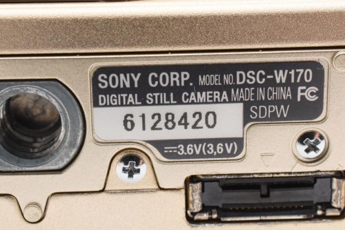 SONY Cyber-shot DSC-W170 Gold working Compact Digital Still Camera Auto Focus - Picture 12 of 12