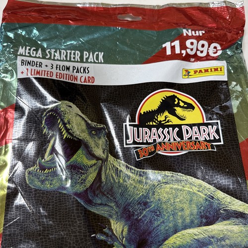 Jurassic Park - 30 anni - Trading Cards - 1 starter - NUOVO - Foto 2 di 5