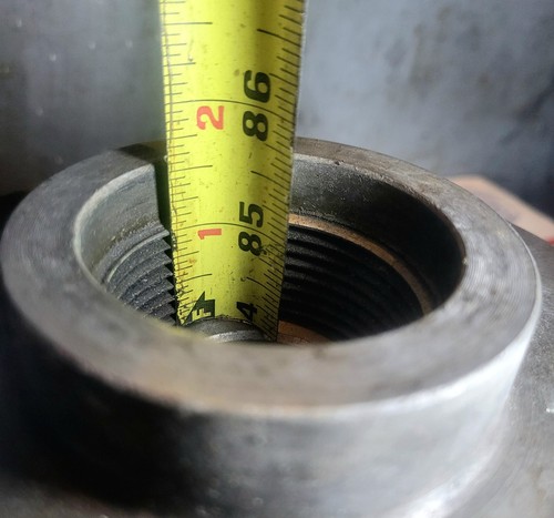 CHIN UY 6" 4-jaws independent lathe chuck with 2-1/4" x 8 threaded backing plate - Picture 3 of 7