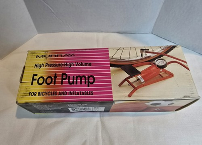 #ad Vintage Murray High Pressure High Volume Foot Pump new Other $11.95