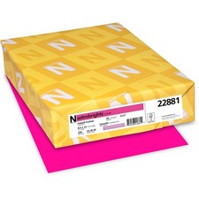 Cartulina de color 65 lb, 8,5 x 11, bola de fuego fucsia, 250 hojas - suministros de artesanía