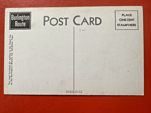 1932 Chicago World Fair BURLINGTON ROUTE RAILROAD POSTAL CAR ~ 3 POSTCARDS - Picture 3 of 7