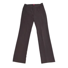 Issey Miyake Haat Stretch Easy Pants, Size 2, Brown, Women's