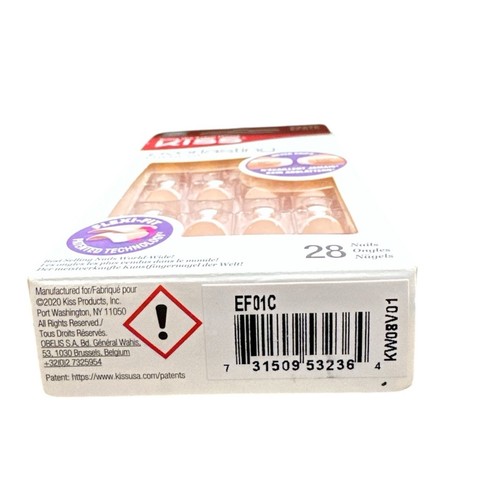KISS Everlasting French Nails EF01 Short – 28 Nägel – Langanhaltend & Neu - Bild 3 von 3
