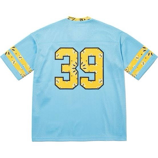 Size Small (S) - Supreme Bandana Football Jersey Blue *BRAND