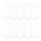  Lot de 20 boîtiers de rangement pour DVD, coque rigide, boîtier de protection