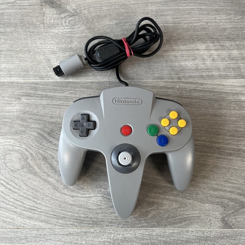 Original Nintendo 64 N64 Hand Controller Offiziell Getestet Funktioniert Grau
