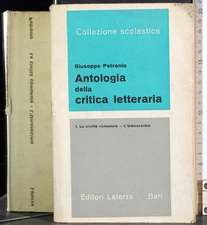 ANTOLOGIA DELLA CRITICA LETTERARIA. GIUSEPPE PETRONIO. LATERZA.