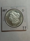 1887-O $1 Morgan Silver Dollar UNC Tougher Date New Orleans Mint Semi PL Fields