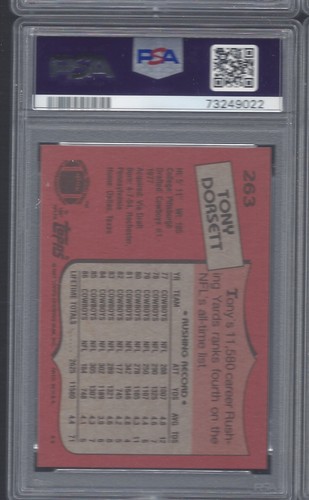 Topps #28 Pepper Johnson 1987 RC Giants PSA 9 como nuevo (b) - Imagen 2 de 2