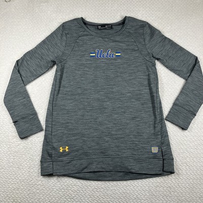 Under Armour Women UCLA Cold Gear Gray Long Sleeve Small Univ Calif Los Angelos