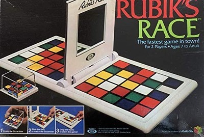 Vintage 1982 Ideal - Rubiks Race Game - The Fastest Game In Town - 1st Release