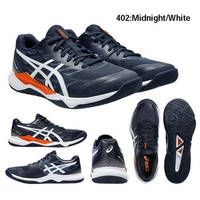 シューズ Asics GEL TACTIC ASICS GEL-TACTIC 12 Wide Men's Volleyball Shoes Midnight/White