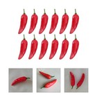 80 Pcs Lebensmittelmodell-Requisite Farbpfeffer -Party -Dekorationen