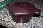 PAMPERED CHEF MICRO STEAMER/STRAINER LARGE #2778 BROWN 8 CUPS/2 QUARTS