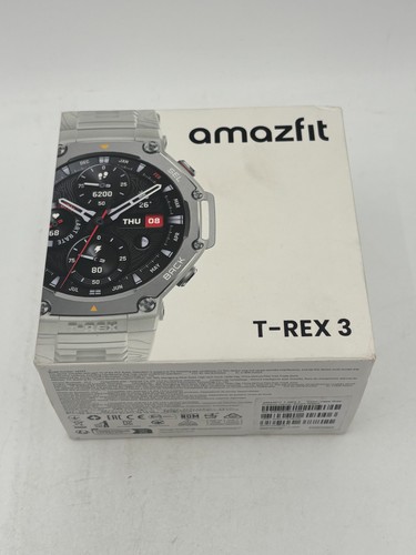 Amazfit T-Rex 3 48.5mm Fitness Smart Watch - Haze Gray - NEW OPEN BOX - Picture 7 of 13