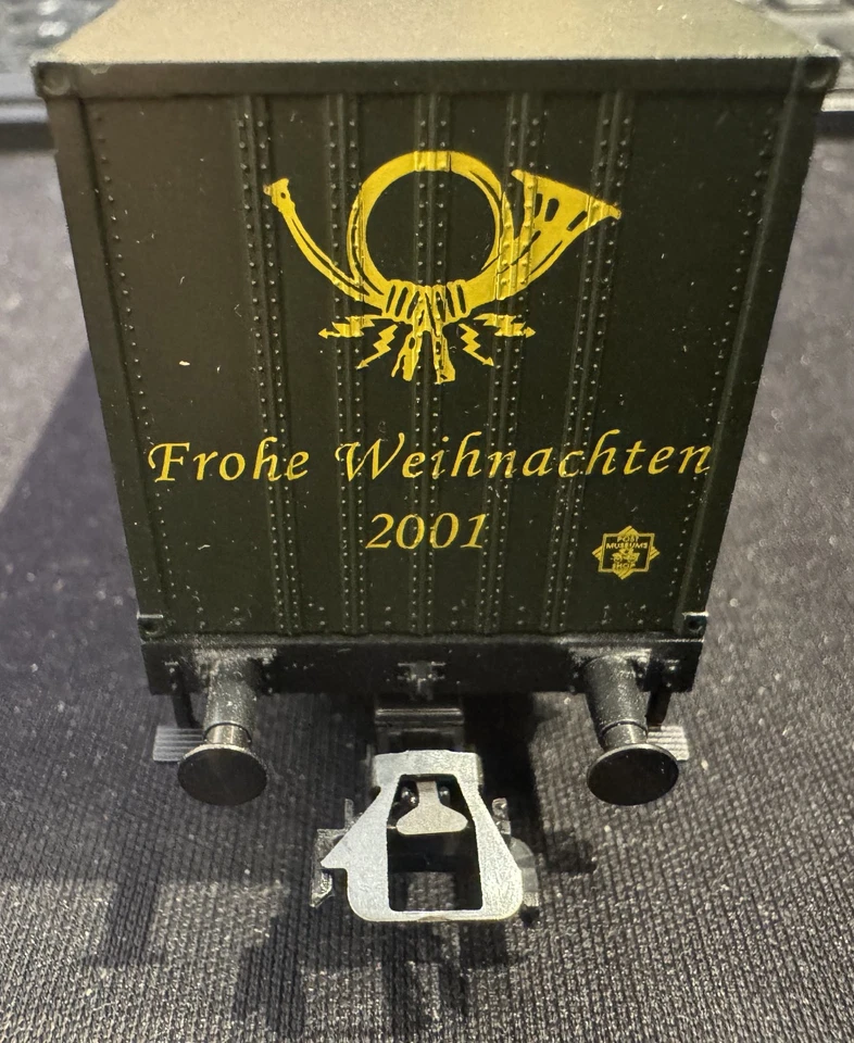 Märklin H0 94103 Behälter-Tragwagen Frohe Weihnachten 2001 der DP AG ohne OVP - Bild 3 von 3