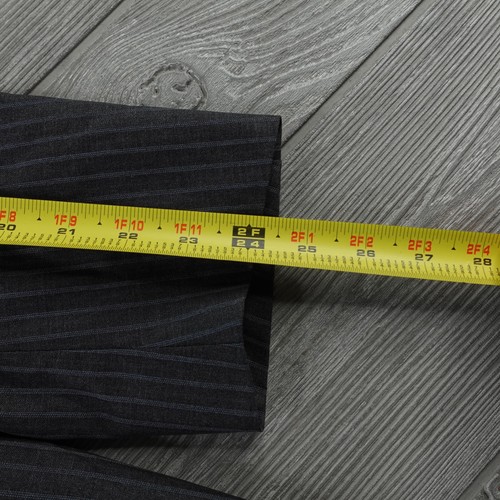 Canali 1934 Suit Mens 40 EU Size 50 34W 2 Piece Gray Striped Made in Italy - Picture 11 of 20