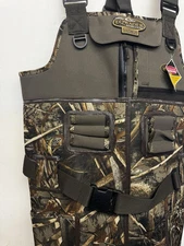 Size12 DRAKE WATERFOWL BUCKSHOT EQWADER 2.0 1600 NEOPRENE CAMO CHEST WADERS MAX5