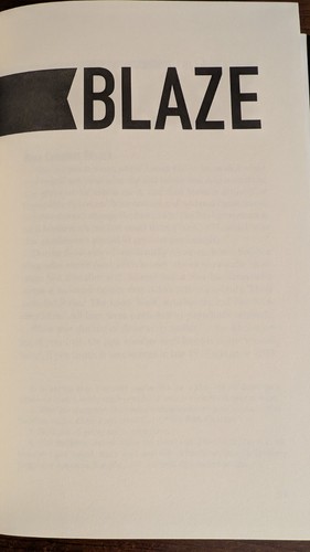 BLAZE by RICHARD BACHMAN FOREWARD by STEPHEN KING©2004 $25.00 1st Ed 1st Print D - Picture 8 of 20